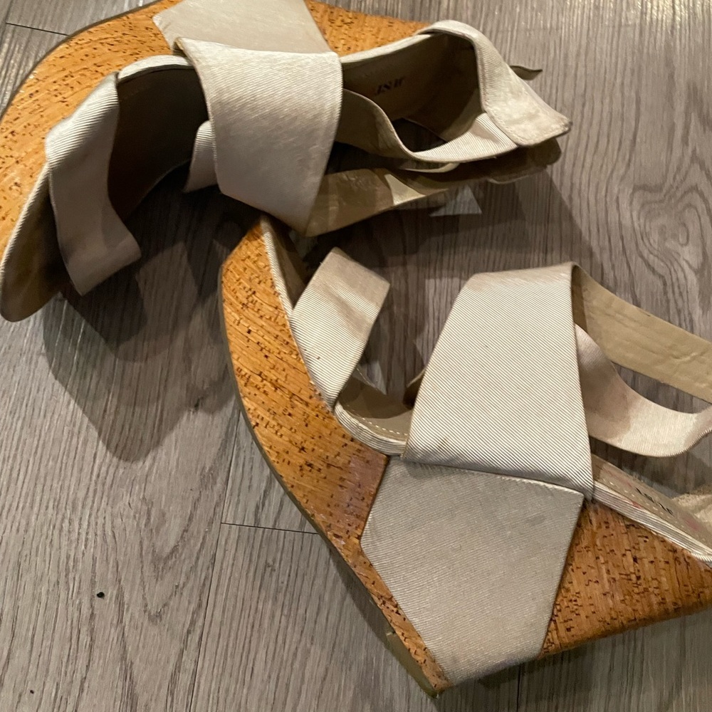Women’s wedges worn once. 2 colors available. Size 11